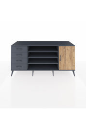 Kronos Konsol 6 Raflı 4 Çekmeceli Tek Kapaklı 176x59x83 - S610M048V11C