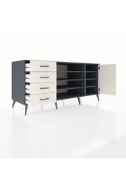 Kronos Konsol 6 Raflı 4 Çekmeceli Tek Kapaklı 176x59x83 - S610M048V13C