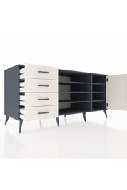 Kronos Konsol 6 Raflı 4 Çekmeceli Tek Kapaklı 176x59x83 - S610M048V13C