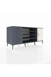 Kronos Konsol 6 Raflı 4 Çekmeceli Tek Kapaklı 176x59x83 - S610M048V14C