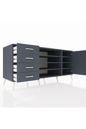 Kronos Konsol 6 Raflı 4 Çekmeceli Tek Kapaklı 176x59x83 - S610M048V17C