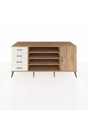 Kronos Konsol 6 Raflı 4 Çekmeceli Tek Kapaklı 176x59x83 - S610M048V19C