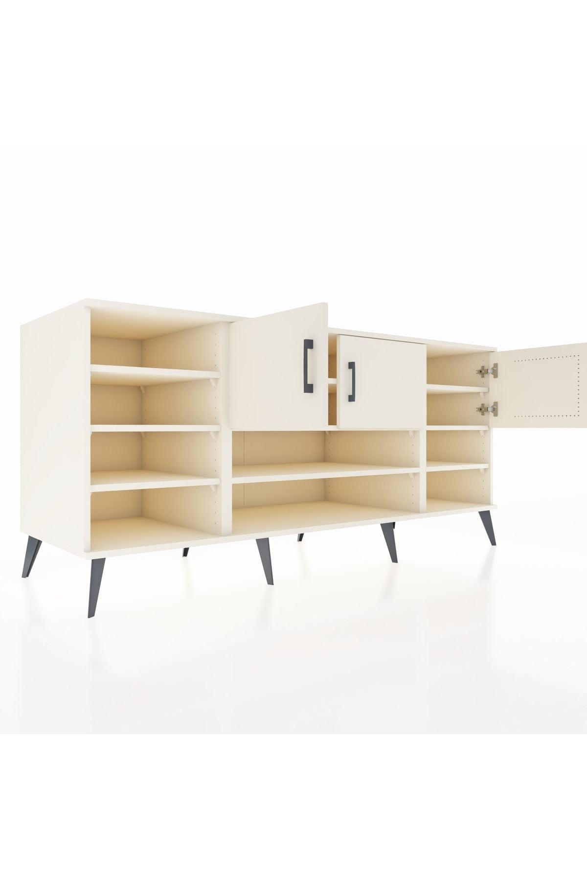 Kronos Konsol 9 Raflı 3 Kapaklı 176x59x83 - S610M049V04C