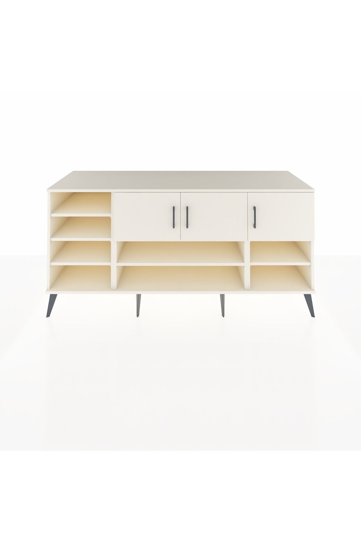 Kronos Konsol 9 Raflı 3 Kapaklı 176x59x83 - S610M049V05C