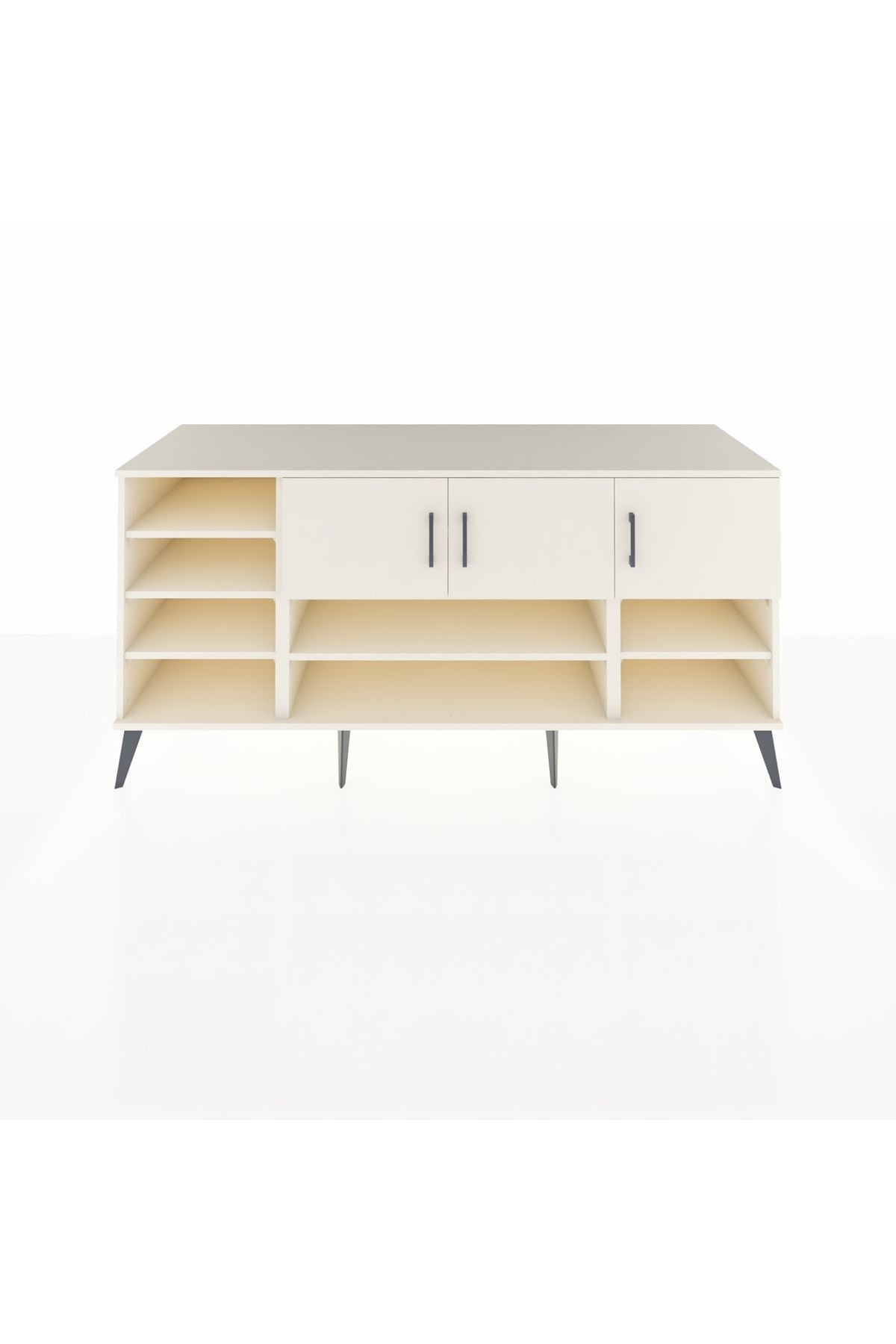 Kronos Konsol 9 Raflı 3 Kapaklı 176x59x83 - S610M049V06C