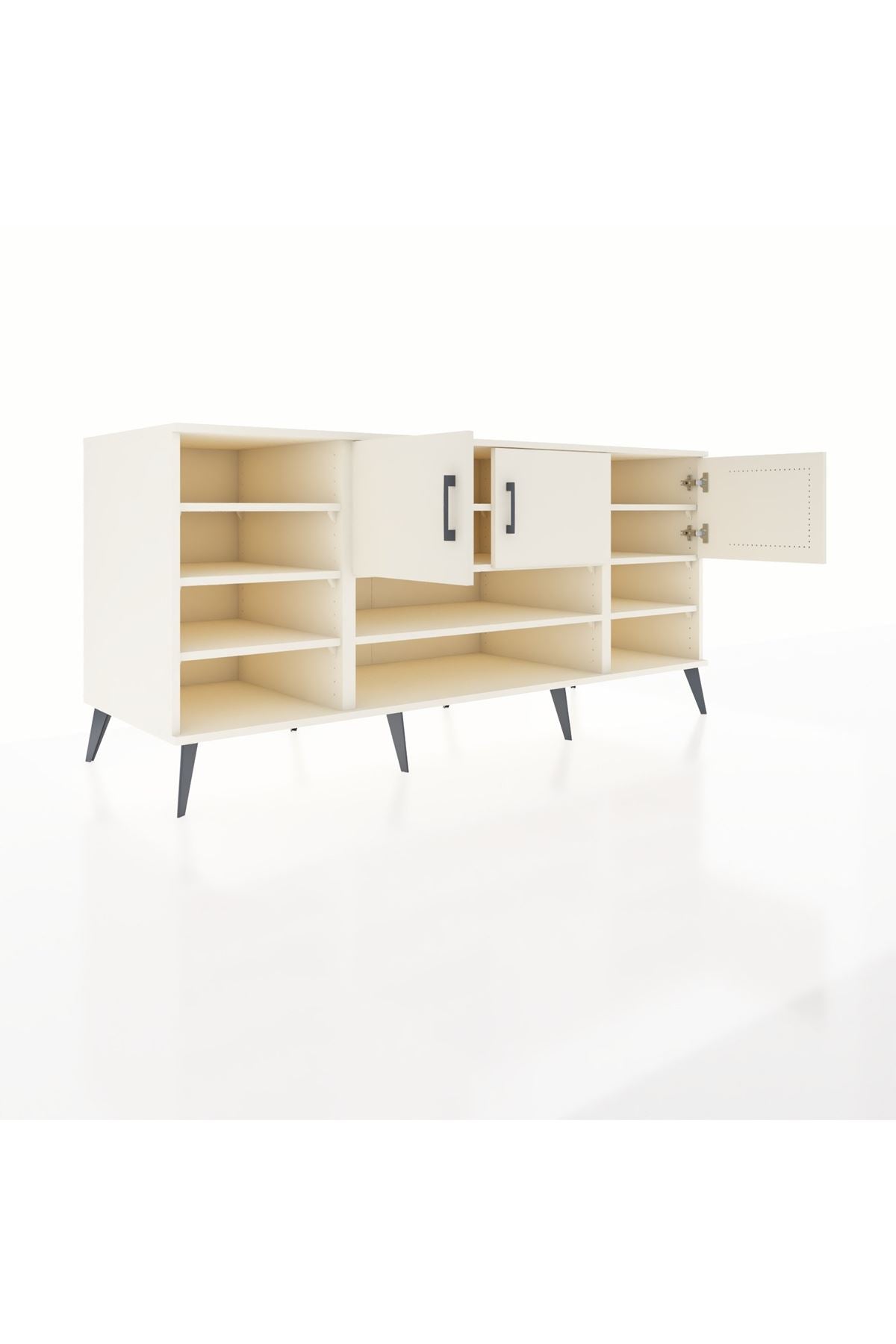 Kronos Konsol 9 Raflı 3 Kapaklı 176x59x83 - S610M049V06C