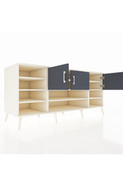 Kronos Konsol 9 Raflı 3 Kapaklı 176x59x83 - S610M049V07C