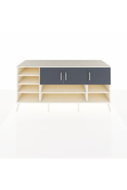 Kronos Konsol 9 Raflı 3 Kapaklı 176x59x83 - S610M049V08C