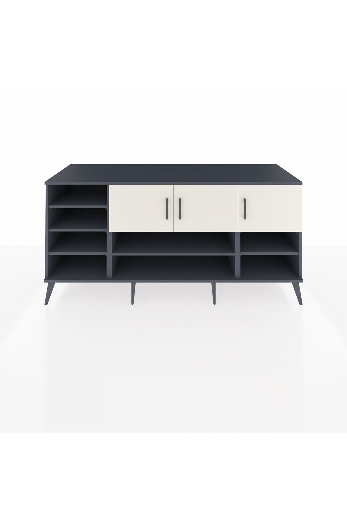 Kronos Konsol 9 Raflı 3 Kapaklı 176x59x83 - S610M049V13C
