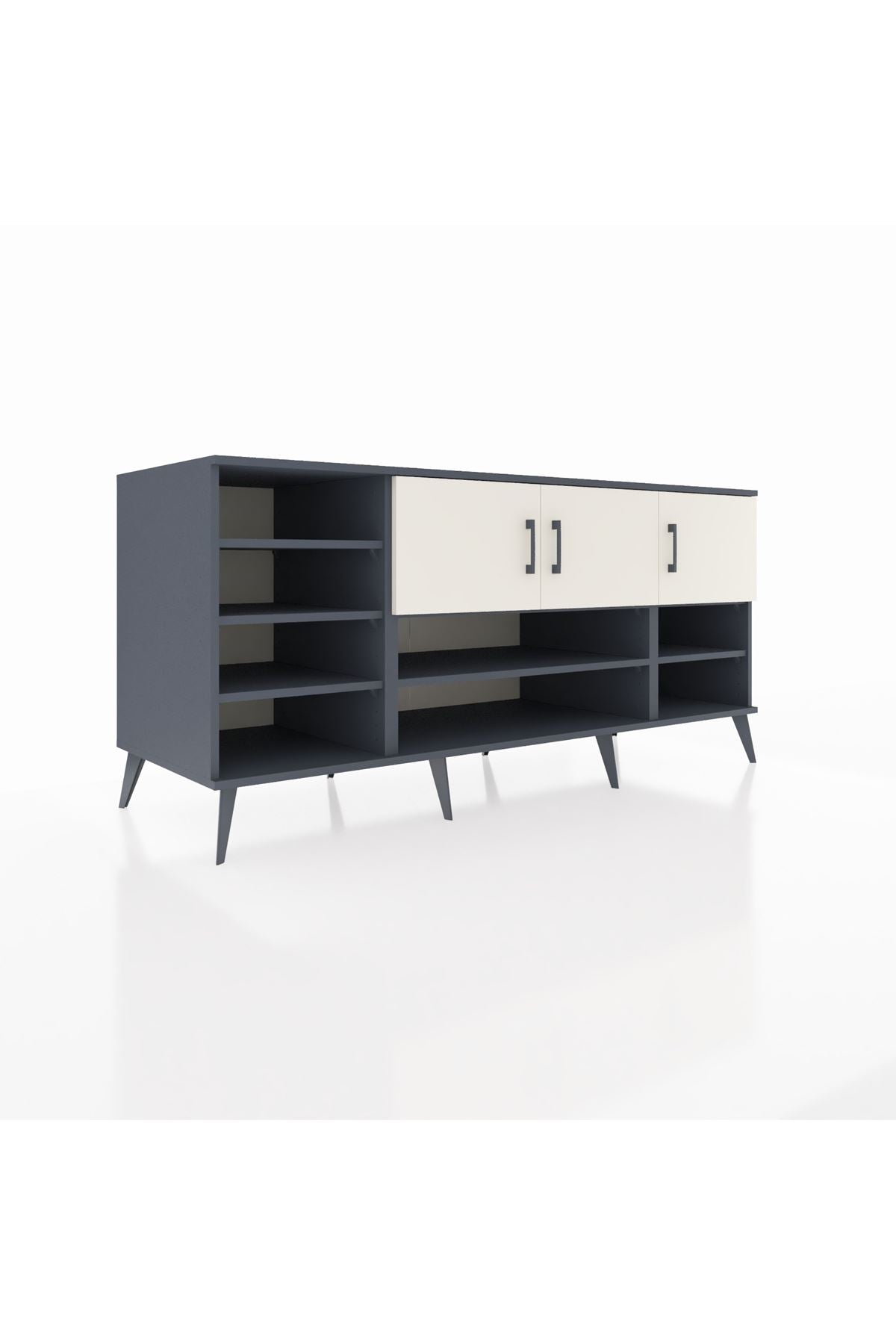 Kronos Konsol 9 Raflı 3 Kapaklı 176x59x83 - S610M049V15C