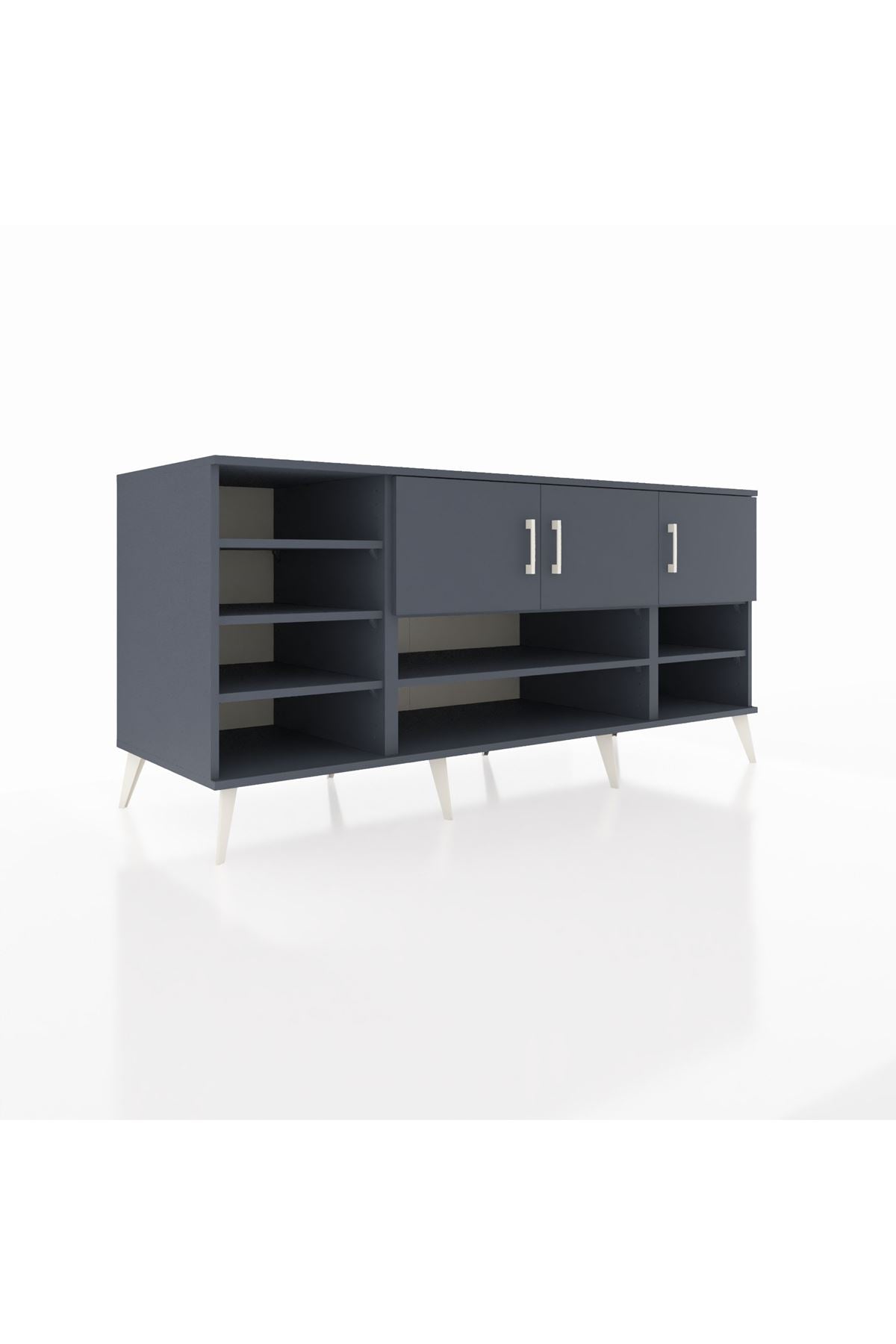 Kronos Konsol 9 Raflı 3 Kapaklı 176x59x83 - S610M049V18C