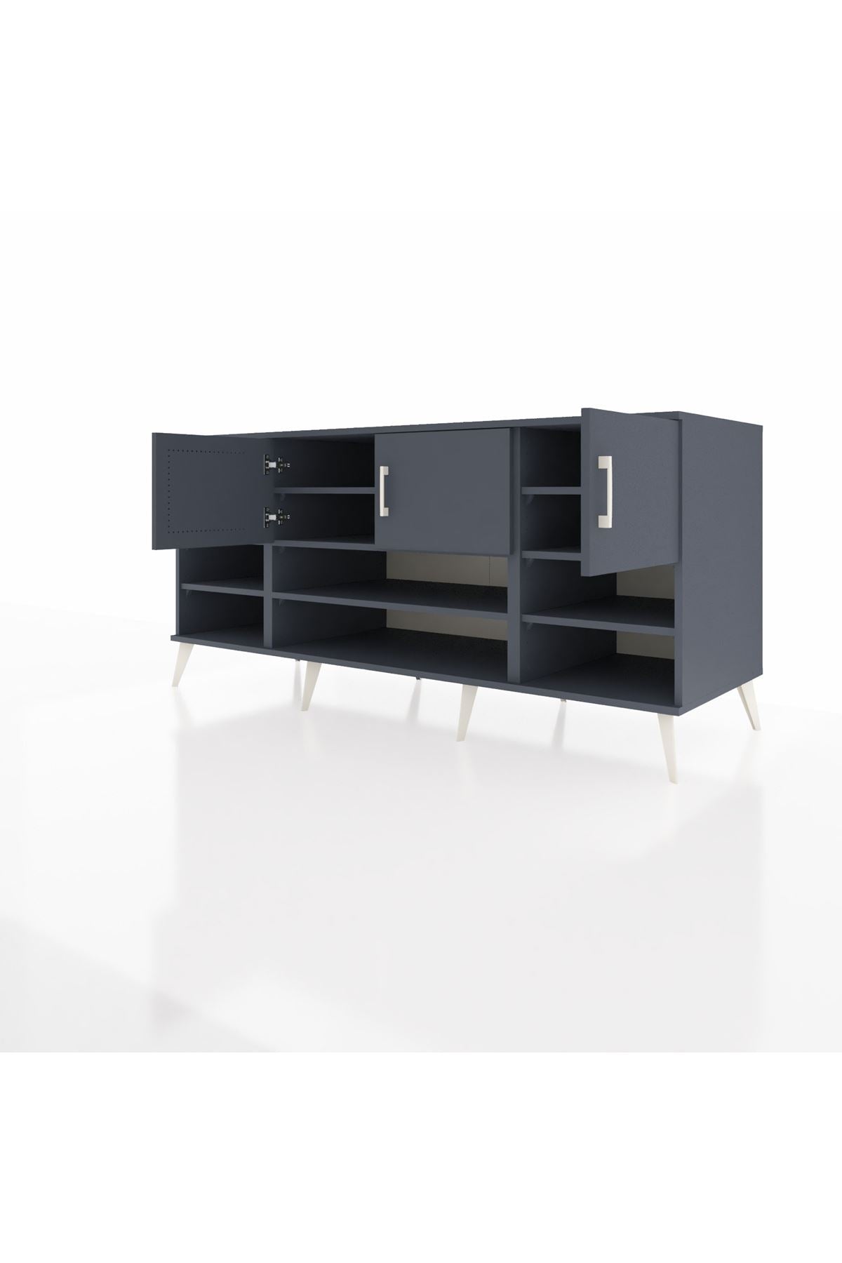 Kronos Konsol 9 Raflı 3 Kapaklı 176x59x83 - S610M049V18C