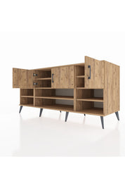 Kronos Konsol 9 Raflı 3 Kapaklı 176x59x83 - S610M049V20C