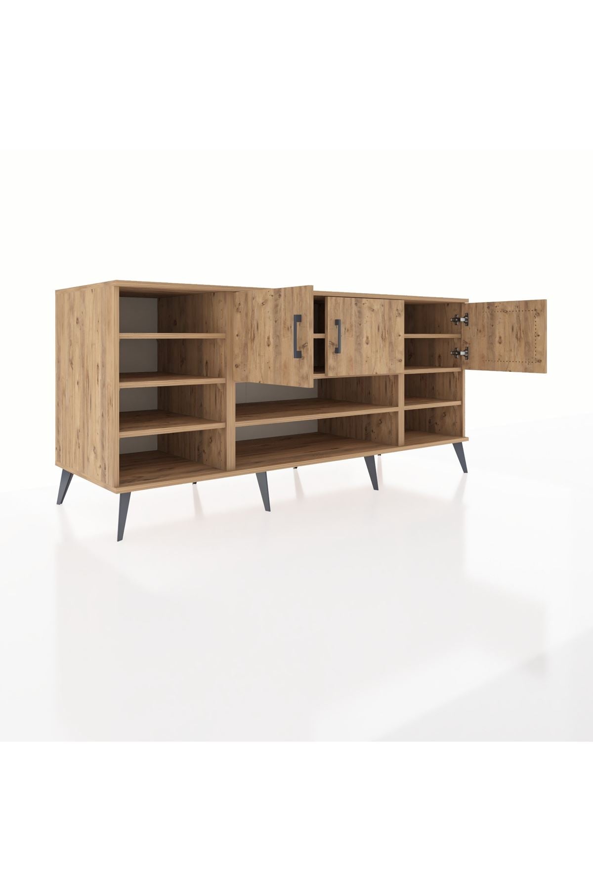 Kronos Konsol 9 Raflı 3 Kapaklı 176x59x83 - S610M049V20C