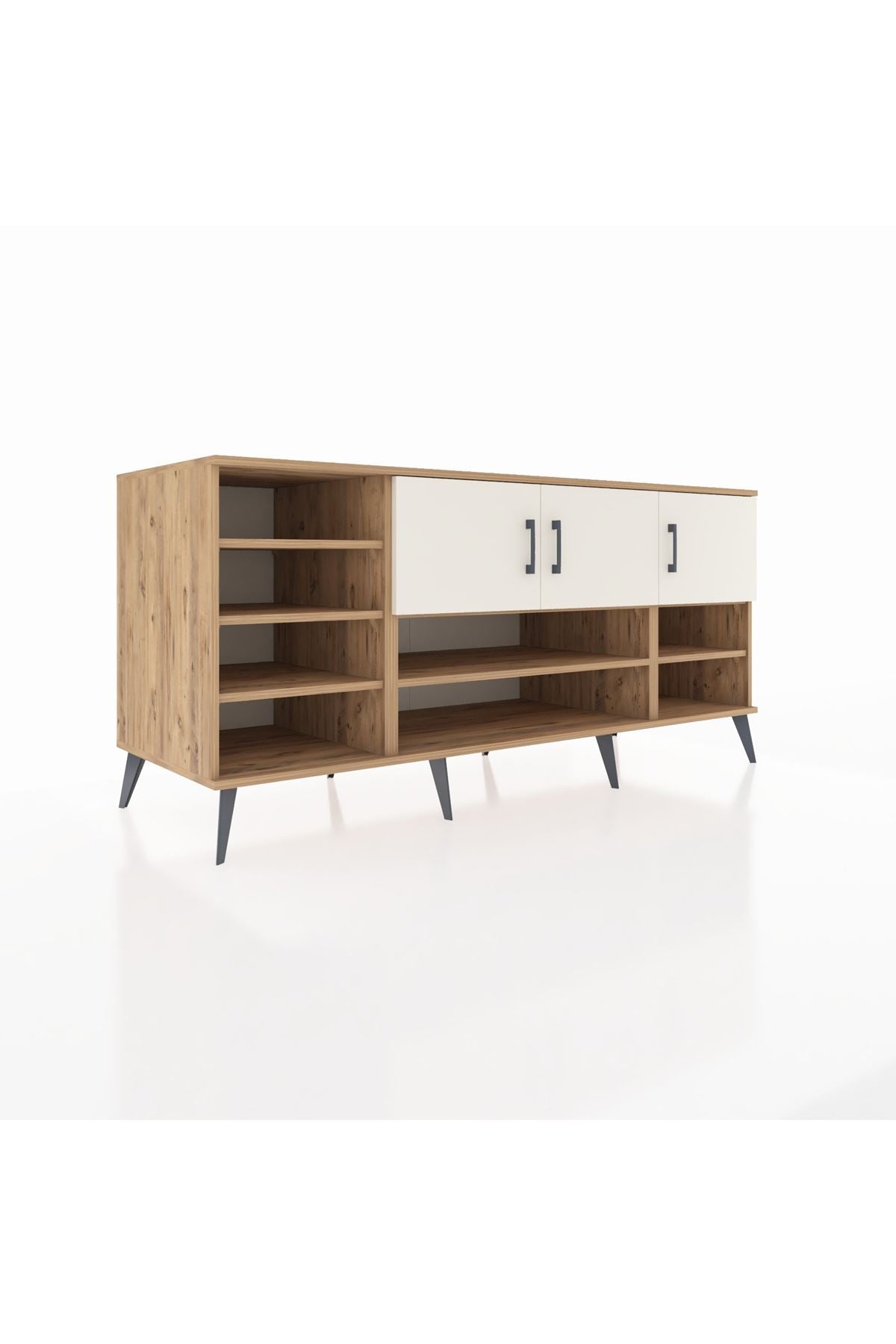 Kronos Konsol 9 Raflı 3 Kapaklı 176x59x83 - S610M049V22C