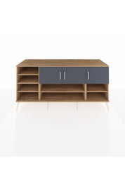 Kronos Konsol 9 Raflı 3 Kapaklı 176x59x83 - S610M049V26C