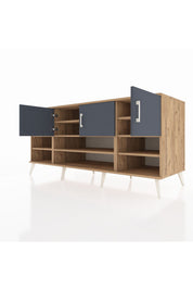Kronos Konsol 9 Raflı 3 Kapaklı 176x59x83 - S610M049V26C