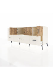 Kronos Konsol 4 Raflı 4 Çekmeceli 3 Kapaklı 176x59x83 - S610M050V01C