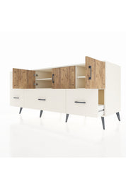 Kronos Konsol 4 Raflı 4 Çekmeceli 3 Kapaklı 176x59x83 - S610M050V01C