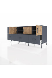 Kronos Konsol 4 Raflı 4 Çekmeceli 3 Kapaklı 176x59x83 - S610M050V11C