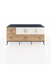 Kronos Konsol 4 Raflı 4 Çekmeceli 3 Kapaklı 176x59x83 - S610M050V15C
