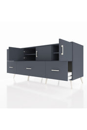 Kronos Konsol 4 Raflı 4 Çekmeceli 3 Kapaklı 176x59x83 - S610M050V17C