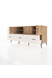 Kronos Konsol 4 Raflı 4 Çekmeceli 3 Kapaklı 176x59x83 - S610M050V19C