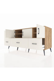 Kronos Konsol 4 Raflı 4 Çekmeceli 3 Kapaklı 176x59x83 - S610M050V22C
