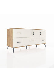 Kronos Konsol 4 Raflı 4 Çekmeceli 3 Kapaklı 176x59x83 - S610M050V22C