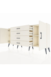 Arges Konsol 2 Raflı 4 Çekmeceli 2 Kapaklı 176x30x83 - S148M001V04A