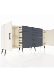 Arges Konsol 2 Raflı 4 Çekmeceli 2 Kapaklı 176x30x83 - S148M001V05A