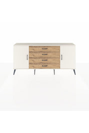 Arges Konsol 2 Raflı 4 Çekmeceli 2 Kapaklı 176x30x83 - S148M001V06A