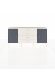 Arges Konsol 2 Raflı 4 Çekmeceli 2 Kapaklı 176x30x83 - S148M001V07A