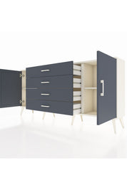 Arges Konsol 2 Raflı 4 Çekmeceli 2 Kapaklı 176x30x83 - S148M001V08A