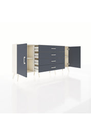 Arges Konsol 2 Raflı 4 Çekmeceli 2 Kapaklı 176x30x83 - S148M001V08A
