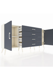 Arges Konsol 2 Raflı 4 Çekmeceli 2 Kapaklı 176x30x83 - S148M001V08A