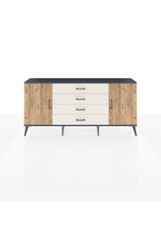 Arges Konsol 2 Raflı 4 Çekmeceli 2 Kapaklı 176x30x83 - S148M001V10A