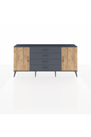 Arges Konsol 2 Raflı 4 Çekmeceli 2 Kapaklı 176x30x83 - S148M001V11A