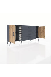 Arges Konsol 2 Raflı 4 Çekmeceli 2 Kapaklı 176x30x83 - S148M001V11A
