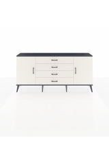 Arges Konsol 2 Raflı 4 Çekmeceli 2 Kapaklı 176x30x83