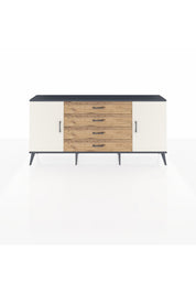 Arges Konsol 2 Raflı 4 Çekmeceli 2 Kapaklı 176x30x83 - S148M001V15A