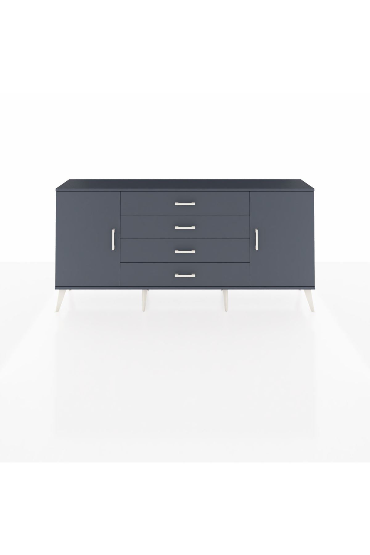 Arges Konsol 2 Raflı 4 Çekmeceli 2 Kapaklı 176x30x83 - S148M001V17A