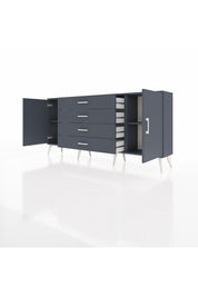 Arges Konsol 2 Raflı 4 Çekmeceli 2 Kapaklı 176x30x83 - S148M001V17A