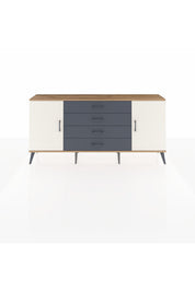 Arges Konsol 2 Raflı 4 Çekmeceli 2 Kapaklı 176x30x83 - S148M001V23A