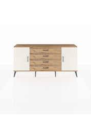 Arges Konsol 2 Raflı 4 Çekmeceli 2 Kapaklı 176x30x83 - S148M001V24A