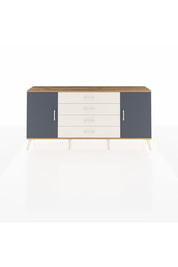 Arges Konsol 2 Raflı 4 Çekmeceli 2 Kapaklı 176x30x83 - S148M001V25A