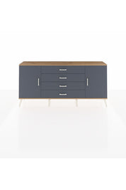 Arges Konsol 2 Raflı 4 Çekmeceli 2 Kapaklı 176x30x83 - S148M001V26A