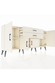 Arges Konsol 3 Raflı 2 Çekmeceli 4 Kapaklı 176x30x83 - S148M002V04A