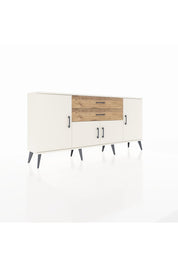 Arges Konsol 3 Raflı 2 Çekmeceli 4 Kapaklı 176x30x83 - S148M002V06A