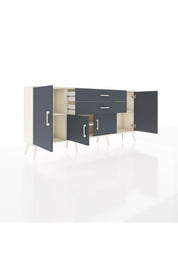 Arges Konsol 3 Raflı 2 Çekmeceli 4 Kapaklı 176x30x83 - S148M002V08A